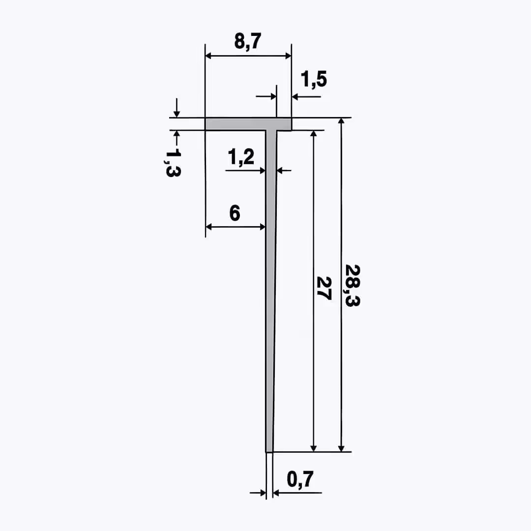 TEMPOLISTEL® B118 Profil ndalues për ndarje BA6 - Image 2